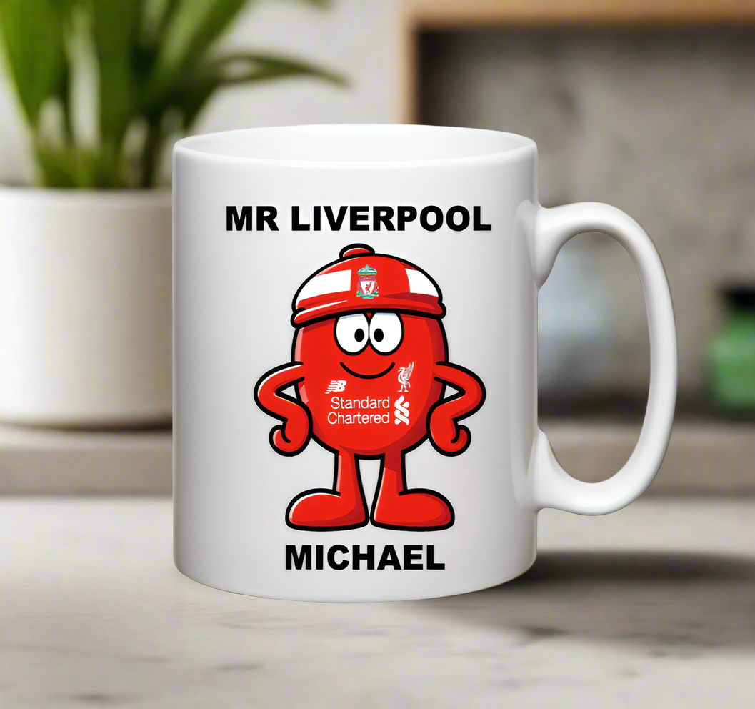 Mr Liverpool Personalised Mug with name of your choice