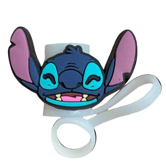 Stitch Happy face Reusable Straw Cover