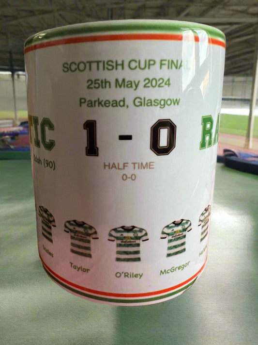 Personalised Celtic v Rangers match 2024 Mug