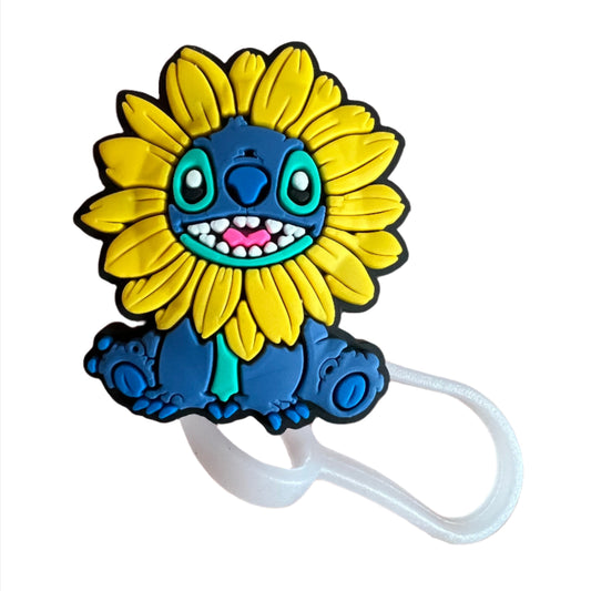 Sunflower Stitch Reusable Straw Cover