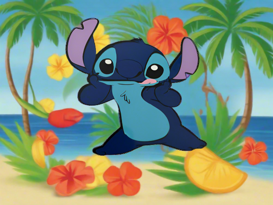 Stitch Car Sticker