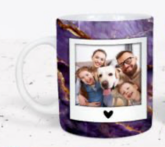 Personalised Text & Photo Mug